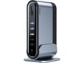 Pikkukuva 2 / 5: Baseus CAHUB-DG0G, USB 3.2 Gen 1 (3.1 Gen 1) Type-C, 100 W, Musta, Harmaa, MicroSD (TransFlash), SD, 3.5mm, HDMI, RJ-45, USB 2.0, USB 3.2 Gen 1 (3.1