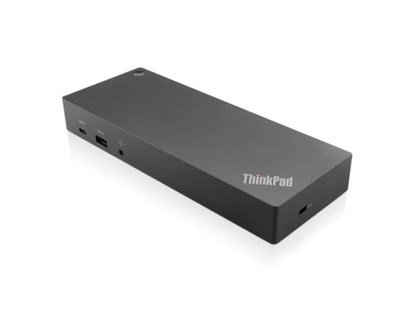 Lenovo ThinkPad Hybrid USB-C with USB-A Dock, Langallinen, USB 3.2 Gen 2 (3.1 Gen 2) Type-C, 3,5 mm, 10,100,1000 Mbit/s, Musta, Lenovo