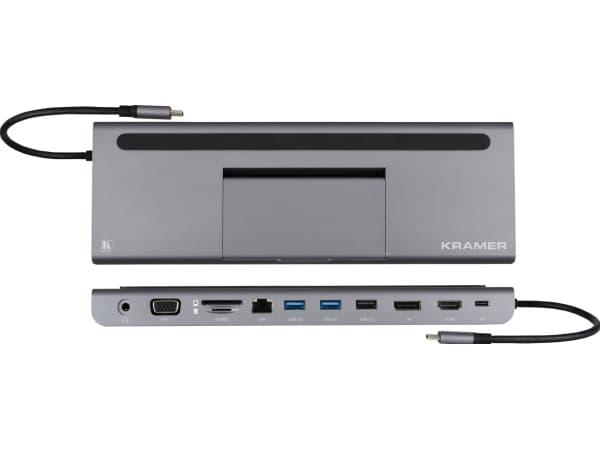 Kramer KDock-4 - Telakointiasema - USB-C - VGA, HDMI, DP - 1GbE