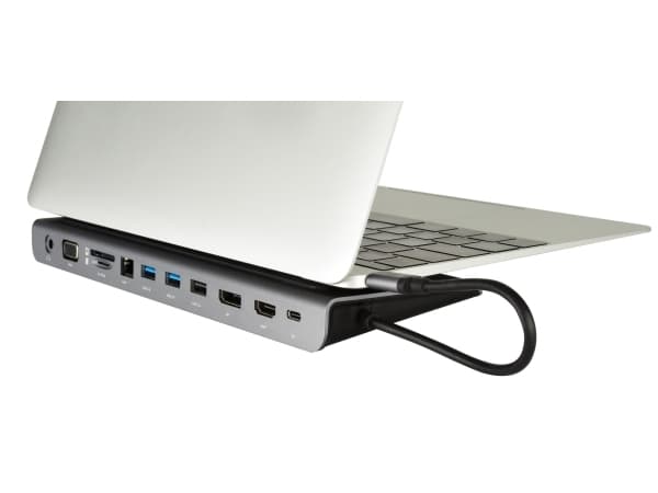 Kramer KDock-4 - Telakointiasema - USB-C - VGA, HDMI, DP - 1GbE