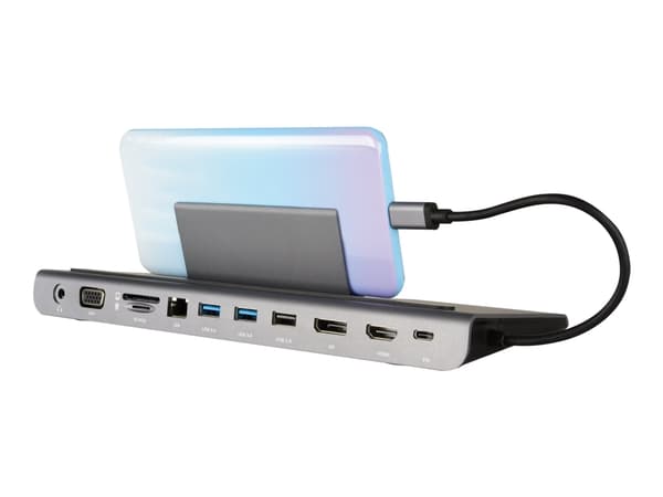Kramer KDock-4 - Telakointiasema - USB-C - VGA, HDMI, DP - 1GbE
