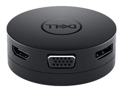 Dell Mobile Adapter DA300 - Dockningsstation - USB-C - VGA, DP, HDMI - 1GbE - för Latitude 3390 2-in-1, 5290, 5290 2-in-1, 5490, 5590, 7290, 7390, 74