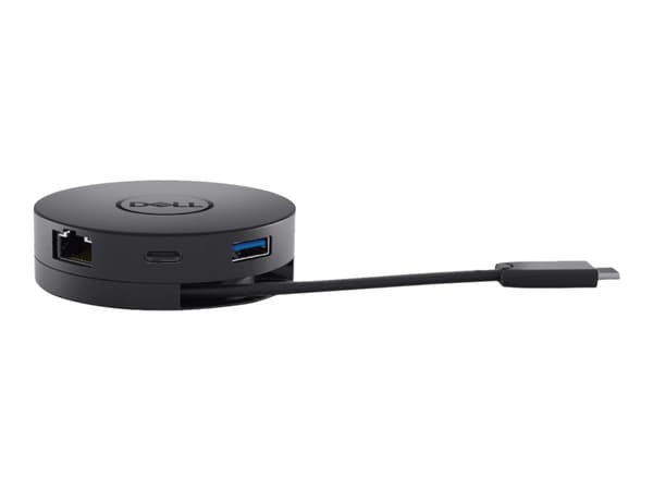 Dell Mobile Adapter DA300 - Dockningsstation - USB-C - VGA, DP, HDMI - 1GbE - för Latitude 3390 2-in-1, 5290, 5290 2-in-1, 5490, 5590, 7290, 7390, 74