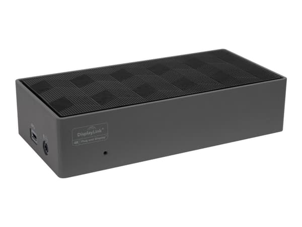 Targus DOCK190REU laptop-dokkingstasjon og portreplikator Koblet med ledninger (ikke trådløs) USB 3.2 Gen 1 (3.1 Gen 1) Type-C Sort