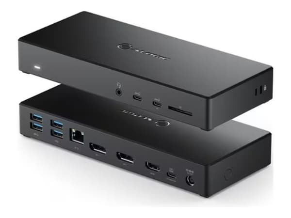 ALOGIC DUCMA3 kannettavien tietokoneiden telakka ja porttitoistin Langallinen USB 3.2 Gen 1 (3.1 Gen 1) Type-C Musta