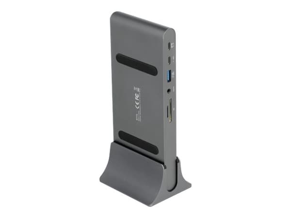 Delock USB Type-C DP 1.4 Docking Station Triple 4K Display - Dockningsstation - USB-C 3.2 Gen 1 / Thunderbolt 3 - HDMI, 2 x DP - 1GbE