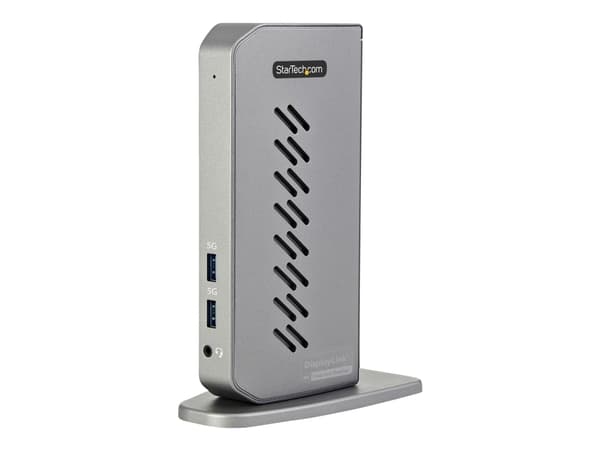 StarTech.com USB-C USB-A telakka, hybridi Universal USB 3.0 telakointiasema USB-C tai USB-A kannettavalle tietokoneelle, kaksoismonitorille 4K 60Hz H