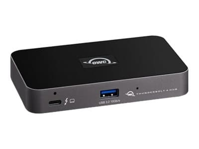 OWC Thunderbolt Hub - Hubb - 4 x USB-C - skrivbordsmodell