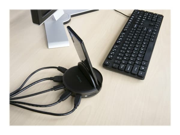 Targus Universal USB-C Phone Dock - Dockningsstation - USB-C - HDMI - 10Mb LAN