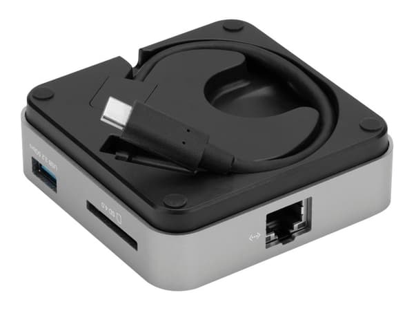 OWC Travel Dock E - Mini-dock - USB-C 3.2 Gen 1 / Thunderbolt 3 - HDMI - 1GbE