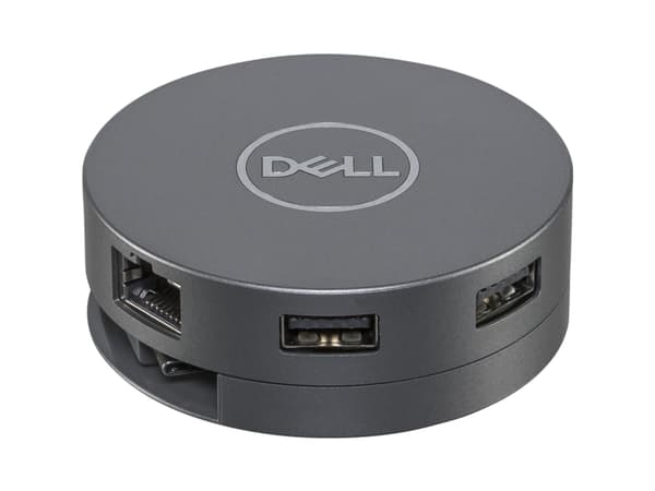 Dell Mobile Adapter DA310 - Dockningsstation - USB-C - VGA, DP, HDMI, USB-C - 1GbE - med 3 års grundläggande maskinvarugaranti