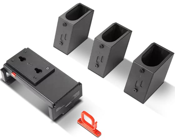 Lenovo Docking Station Mounting Bracket G2 - Monteringssats för dockningsstation - kan monteras under bord, monterbar ovanför bildskärmen - 22", 24"