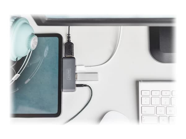 DIGITUS DA-70893 - Telakointiasema - USB-C - HDMI