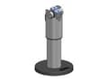 Miniatyrbilde 5 av 5: SpacePole SP1 Duratilt - Monteringskomponent (stangmontering, dekkeflens, tippeledd) - for nettbrett - svart - skranke