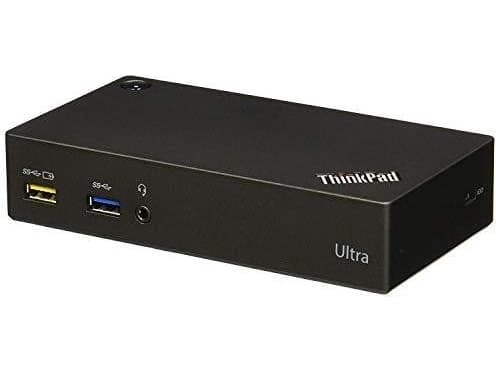 Lenovo 03X6898 kannettavien tietokoneiden telakka ja porttitoistin Langallinen USB 3.2 Gen 1 (3.1 Gen 1) Type-A Musta
