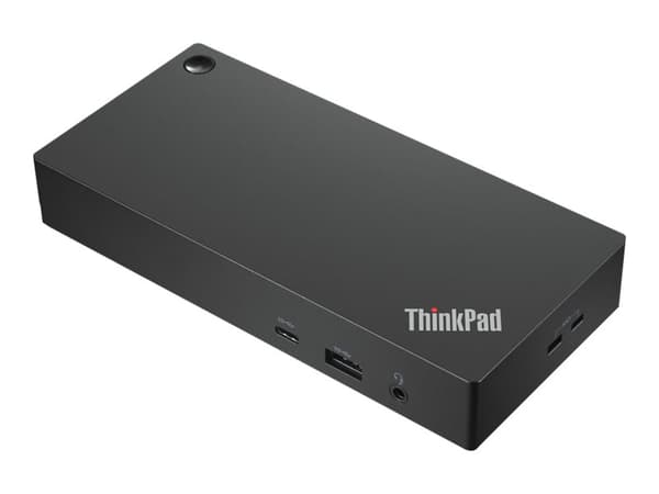 Lenovo ThinkPad Universal USB-C Dock - Dockningsstation - USB-C - HDMI, 2 x DP - GigE - 90 Watt - Sort