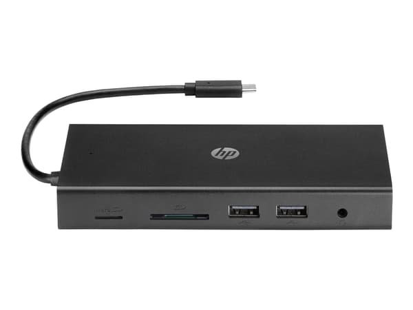 HP Travel Hub - Portreplikator - USB-C - VGA, HDMI - Europa