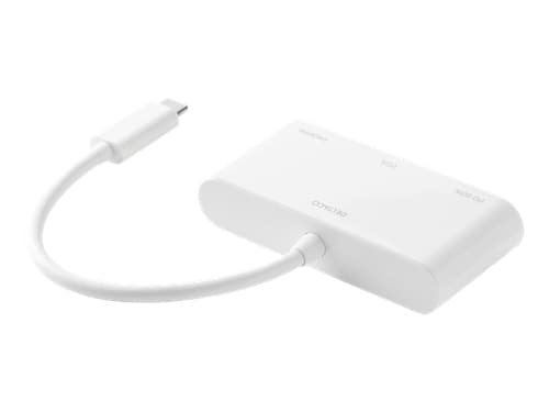 Deltaco USBC-HDMI20 laptop dock/port replicator Wired USB 3.2 Gen 2 (3.1 Gen 2) Type-C White