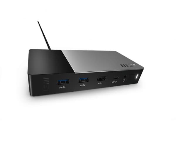 MSI USB-C Docking Station Gen 2 - Dokkingstasjon - USB-C 3.2 Gen 2 - HDMI, DP, USB-C - 1GbE - 150 watt