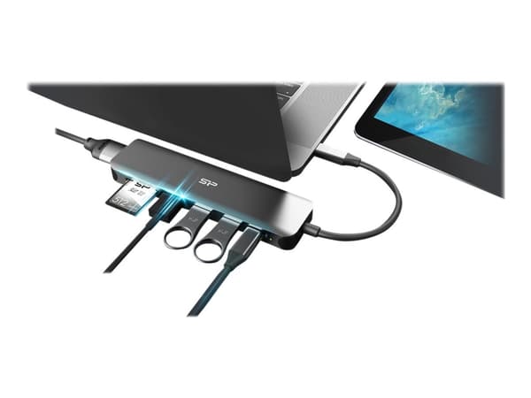 Silicon Power Boost SU20 - Telakointiasema - USB-C 3.2 Gen 1 - HDMI