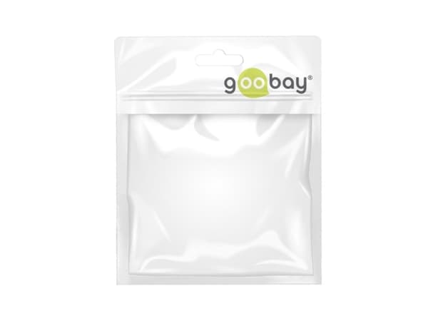 Goobay 52430, Kabel & Trådlös, USB 3.2 Gen 1 (3.1 Gen 1) Type-A + Type-C, Vit, CE, WEEE, 0 - 45 ° C, 15 mm