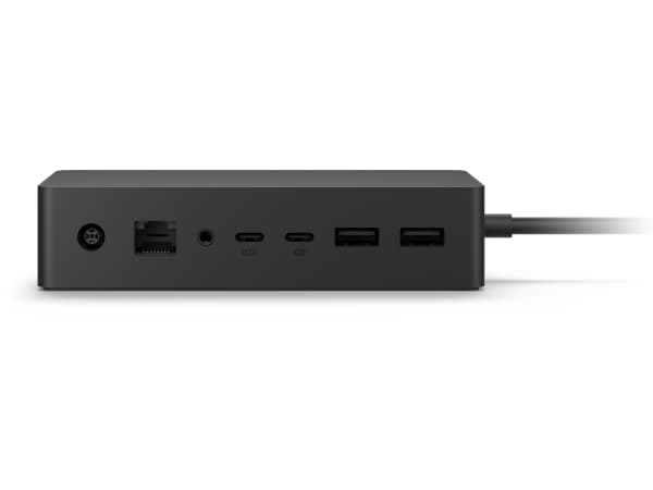 Microsoft Surface Dock 2, Microsoft, Surface Book 3 (13.5” and 15”) Surface Pro 7 Surface Pro X Surface Laptop 3..., Microsoft Surface -liitin, Musta