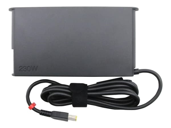 Chicony ADL230SCC3A - Verkkolaitesovitin - ohut - AC 100-240 V - 230 Watt - FRU - Legion 5 15; 5 17; 5 Pro 16 -laitteille musta