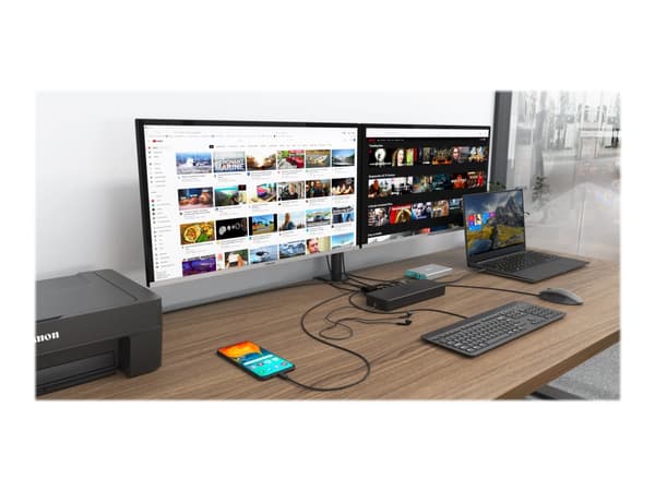 i-Tec - Telakointiasema - USB-C / Thunderbolt 3 - DVI, HDMI - GigE - Europa