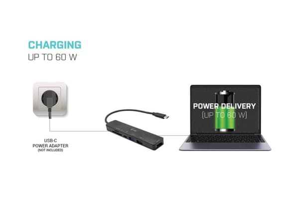 i-Tec Travel Easy Dock - Dokkingstasjon - USB-C / Thunderbolt 3 - HDMI