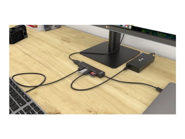 i-Tec Travel Easy Dock - Dokkingstasjon - USB-C / Thunderbolt 3 - HDMI