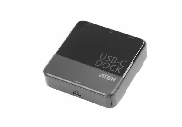 ATEN UH3233, Langallinen, USB 3.2 Gen 1 (3.1 Gen 1) Type-C, Musta, 4K Ultra HD, 3840 x 2160 pikseliä, Muovi