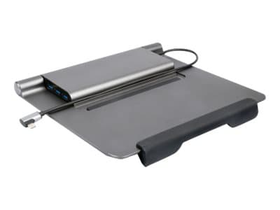 Acer 5-In-1 - Dockningsstation + ställ för bärbar dator - USB-C - HDMI - för Chromebook 51X; Extensa 15; Nitro 5; Predator Triton 300; TravelMate Spi Silver