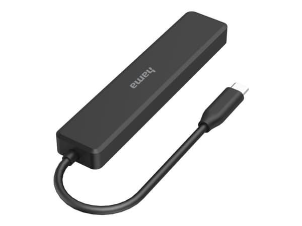 Hama 00200117, USB 2.0, Musta, USB Type-C, HDMI, USB, Windows 10, Windows 7, Windows 8, Mac OS X 10.8 Mountain Lion