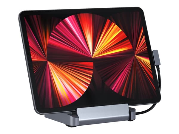 Satechi ST-TCSHIPM, USB 3.2 Gen 1 (3.1 Gen 1) Type-C, 60 W, Harmaa, MicroSD (TransFlash), SD, 60 Hz, 3.5mm, HDMI, USB 3.2 Gen 1 (3.1 Gen 1) Type-A, U