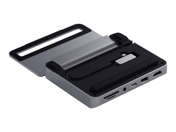 Satechi ST-TCSHIPM, USB 3.2 Gen 1 (3.1 Gen 1) Type-C, 60 W, Harmaa, MicroSD (TransFlash), SD, 60 Hz, 3.5mm, HDMI, USB 3.2 Gen 1 (3.1 Gen 1) Type-A, U