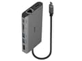 Miniatyrbild 1 av 5: Lindy 43323, Kabel, USB 3.2 Gen 1 (3.1 Gen 1) Type-C, 100 W, 1000 Mbit/s, Svart, Grå, SD