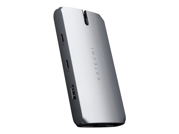 Satechi USB-C On-the-Go Multiport Adapter - telakointiasema - USB-C - VGA, HDMI - GigE