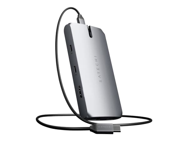 Satechi USB-C On-the-Go Multiport Adapter - telakointiasema - USB-C - VGA, HDMI - GigE