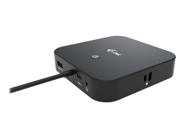 i-Tec - Dokkingstasjon - USB-C 3.1 / Thunderbolt 3 - HDMI, DP++ - 1GbE - 100 watt