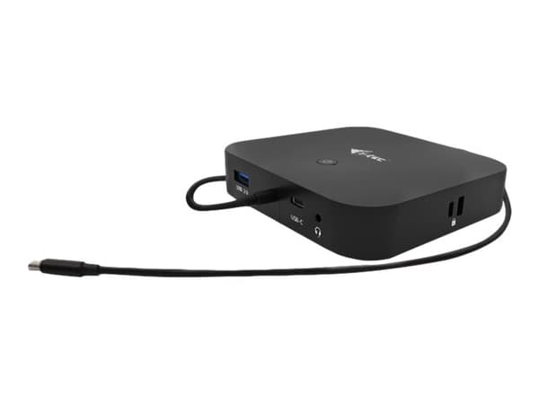 i-Tec - Dokkingstasjon - USB-C 3.1 / Thunderbolt 3 - HDMI, DP++ - 1GbE - 100 watt