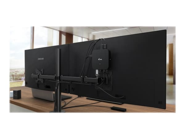 i-Tec - Telakointiasema - USB-C 3.1 Gen 2 / Thunderbolt 3 - HDMI, DP - GigE - 112 Watt - med i-Tec Universal Charger 112 W - Europa - Suomi