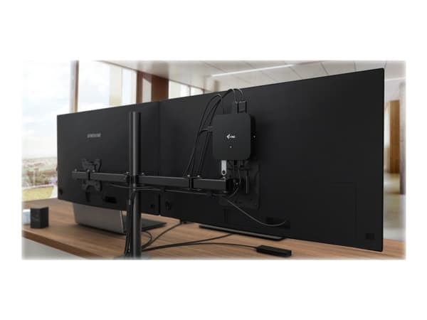 i-Tec - Telakointiasema - USB-C / Thunderbolt 3 - HDMI, DP - GigE - 77 Watt - med i-Tec Universal Charger 77 W