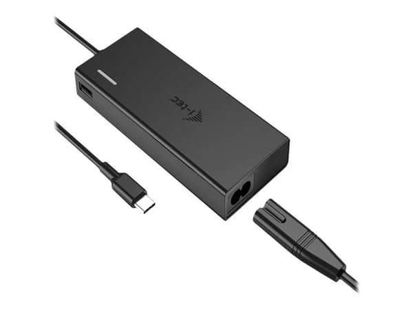 i-Tec - Telakointiasema - USB-C / Thunderbolt 3 - HDMI, DP - GigE - 77 Watt - med i-Tec Universal Charger 77 W