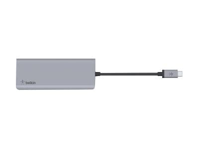 Belkin CONNECT USB-C 7-in-1 Multiport Adapter - Telakointiasema - USB-C - HDMI