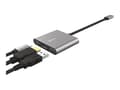 Miniatyrbild 3 av 5: Trust Dalyx USB 3.2 Gen 1 (3.1 Gen 1) Type-C 5 Mbit/s Gjuten aluminium, Svart