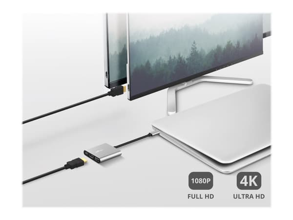 Trust Dalyx USB 3.2 Gen 1 (3.1 Gen 1) Type-C 5 Mbit/s Gjuten aluminium, Svart