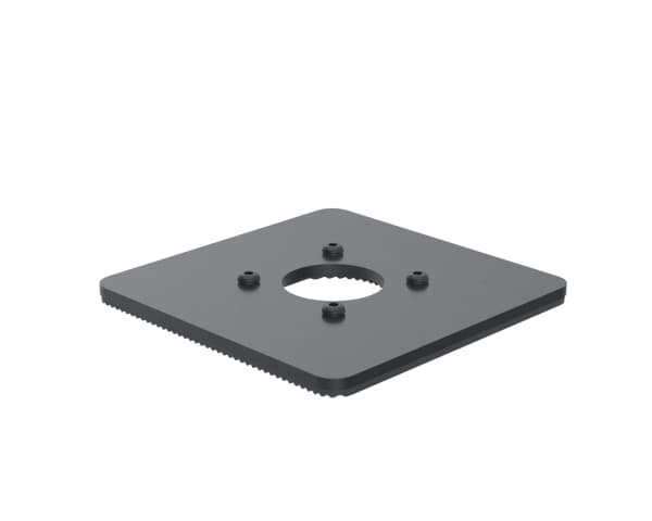 Ergonomic Solutions SpacePole POS SPM144-02, POS-plate, Sort, Metall, 150 mm, 150 mm, 12 mm