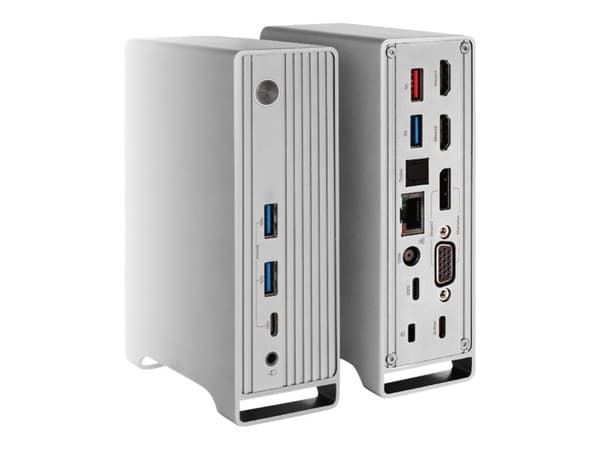 Club 3D - Dokkingstasjon - USB-C - VGA, 2 x HDMI, DP - 1GbE - 120 watt