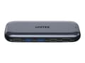 Miniatyrbilde 5 av 5: Unitek uHUB H6 - Dokkingstasjon - USB-C 3.2 Gen 2 - HDMI