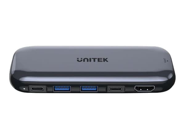 Unitek uHUB H6 - Dokkingstasjon - USB-C 3.2 Gen 2 - HDMI